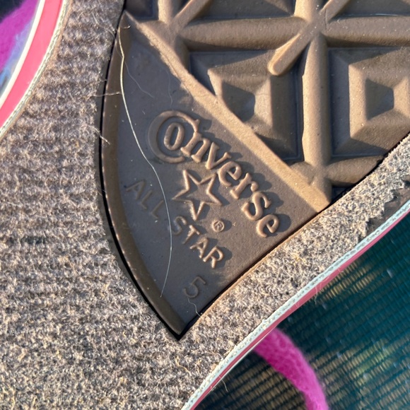 Converse Pink Canvas Sneakers - Picture 5 of 9